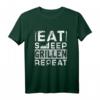 EAT SLEEP GRILLEN REPEAT! Lustiges Grill T-Shirt für Väter, Opas & BBQ-Fans – Perfektes Geschenk zum Vatertag, Geburtstag & Weihnachten