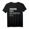 Ehemann Papa Grillmeister Held Vintage T-Shirt – Lustiges Geschenk für Vatertag, Geburtstag & Jubiläum für Grillfans