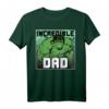 Marvel Hulk Vatertag T-Shirt - Unglaublicher Papa Design, Offiziell Lizenzierte Marvel Kleidung für Superhelden-Fans