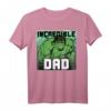 Marvel Hulk Vatertag T-Shirt - Unglaublicher Papa Design, Offiziell Lizenzierte Marvel Kleidung für Superhelden-Fans