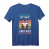 Bildung ist gut Bier ist guter Vatertag Männer Bier T-Shirt – Lustiges Pinguin Design als Geschenk für Papa, Damen, Herren & Kinder