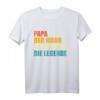 Papa Mythos Legende Vatertag T-Shirt – Lustiges Geschenk für Väter zum Vatertag mit klassischem Schnitt