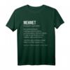 Herren Mehmet Lustiges Spruch Definition Name T-Shirt – Perfektes Geschenk für Geburtstag, Vatertag, Weihnachten und mehr