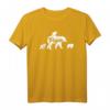 Vintage Papa Bär 3 Jungs Vatertag T-Shirt - Perfektes Geschenk für Väter mit drei Kindern im klassischen Design