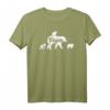 Vintage Papa Bär 3 Jungs Vatertag T-Shirt - Perfektes Geschenk für Väter mit drei Kindern im klassischen Design