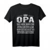 Großvater Enkeltochter Enkelkinder Familie Opa T-Shirt - Perfektes Geschenk für den besten Opa & Familienliebe