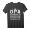 Großvater Enkeltochter Enkelkinder Familie Opa T-Shirt - Perfektes Geschenk für den besten Opa & Familienliebe