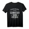Herren Bester Schwiegersohn der Welt Geschenk T-Shirt - Lustiges Vatertag, Geburtstag & Weihnachtsgeschenk für den besten Menschen