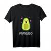 Papacado Avocado Schnurrbart Vatertag T-Shirt – Perfektes Geschenk für vegane, bärtige Väter und Avocado-Liebhaber