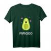 Papacado Avocado Schnurrbart Vatertag T-Shirt – Perfektes Geschenk für vegane, bärtige Väter und Avocado-Liebhaber