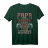 Herren Wikinger Papa T-Shirt zum Vatertag – Retro Viking Dad Spruch, Nordic Mythology Outfit für Wikinger-Fans