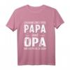 Opa Shirt Vatertag - Lustiges Papa & Großvater Spruch Langarmshirt als Geschenkidee für Geburtstag, Weihnachten oder Vatertag