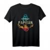 Papitän papitan Papa und Kapitän lustiges Anker Vatertag T-Shirt – Maritimes Geschenk für Papas, die das Meer und Segeln lieben
