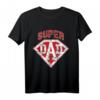 Super-Dad Superhero Daddy Lustiges Vatertags Shirt - Personalisiertes Papa Geschenk für Kinder, Ehefrau & Freunde