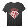 Super-Dad Superhero Daddy Lustiges Vatertags Shirt - Personalisiertes Papa Geschenk für Kinder, Ehefrau & Freunde