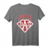 Super-Dad Superhero Daddy Lustiges Vatertags Shirt - Personalisiertes Papa Geschenk für Kinder, Ehefrau & Freunde