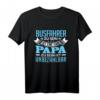 Individuelles Busfahrer Papa Geschenk T-Shirt – Personalisiertes Vatertag & Geburtstagsgeschenk für stolze Busfahrer-Väter