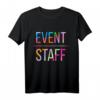 Farbige Veranstaltungspersonaluniform – Modernes Rückendesign für Partys, Festivals, Clubs & Restaurants