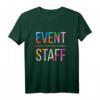 Farbige Veranstaltungspersonaluniform – Modernes Rückendesign für Partys, Festivals, Clubs & Restaurants