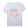 Farbige Veranstaltungspersonaluniform – Modernes Rückendesign für Partys, Festivals, Clubs & Restaurants