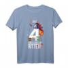Geburtstag Junge 4 Jahre T-Shirt mit Spruch 'Erst Vier & schon Ritter' – Lustiges Geschenk für Ritterparty & Geburtstagsfeier