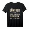 Lustiges Günther T-Shirt mit Spruch – Humorvolles Geschenk für Männer, Jungen & Herren zu Weihnachten & Geburtstag