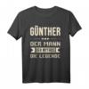 Lustiges Günther T-Shirt mit Spruch – Humorvolles Geschenk für Männer, Jungen & Herren zu Weihnachten & Geburtstag
