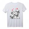 Walliser Schwarznasenschaf T-Shirt mit Herzen - Lustiges Tiermotiv für Schafliebhaber, Tierfreunde & Tierliebhaber Geschenke für Männer, Frauen & Kinder