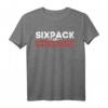 Sixpack im Speckmantel T-Shirt – Lustiges und Ironisches Shirt für Genussmenschen & Selbstakzeptanz mit Humor
