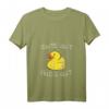 Damen Enten Spruch 'Ente gut Alles gut' - Lustiges V-Ausschnitt T-Shirt als Geschenkidee für Entenliebhaber, Kinder & Erwachsene