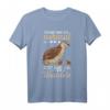 Früher war ich normal jetzt habe ich Wachteln T-Shirt mit Spruch – Geschenk für Wachtelzüchter, Wachtelliebhaber & Tierfreunde