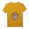 Damen Acro Vinyasa Hatha Yoga Katze Meditation T-Shirt mit V-Ausschnitt – Lustiges Geschenk für Yogis, Katzenliebhaber & Meditierende