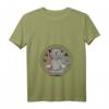 Damen Acro Vinyasa Hatha Yoga Katze Meditation T-Shirt mit V-Ausschnitt – Lustiges Geschenk für Yogis, Katzenliebhaber & Meditierende