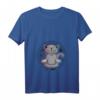 Damen Acro Vinyasa Hatha Yoga Katze Meditation T-Shirt mit V-Ausschnitt – Lustiges Geschenk für Yogis, Katzenliebhaber & Meditierende