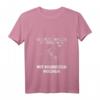 Damen Lustiges Spruch T-Shirt mit schwarzem Humor - Ich hasse Menschen & Sarkasmus Witziges V-Ausschnitt Shirt