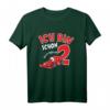 Kinder 2. Geburtstag Rennwagen T-Shirt für Jungen & Mädchen - Lustiges Geschenk zum 2. Geburtstag für Geburtstagsfeier, Kindergarten & besondere Anlässe