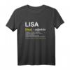 Lustiges Name T-Shirt Lisa | Witziges Geschenk für Damen | Geburtstags- & Muttertagsgeschenk mit Spruch