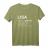 Lustiges Name T-Shirt Lisa | Witziges Geschenk für Damen | Geburtstags- & Muttertagsgeschenk mit Spruch