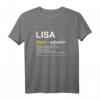 Lustiges Name T-Shirt Lisa | Witziges Geschenk für Damen | Geburtstags- & Muttertagsgeschenk mit Spruch
