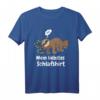 Lustiges Faultier Schlafshirt für Damen und Herren – Bequemer Schlafanzug, witziges Nachthemd & Geschenkidee für faule Langschläfer und Morgenmuffel