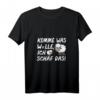 Komme Was Wolle Ich Schaf - Lustiges Wortspiel T-Shirt für Schaf-Fans und Tierliebhaber mit V-Ausschnitt, ideales Geschenk zum Geburtstag & Weihnachten