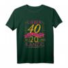 Vintage 40 und Würzig Als 20 und Ranzig - Lustiges Geburtstags-T-Shirt für Frauen zum HapDeer, Mama & Schwester Geschenk