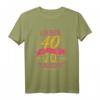 Vintage 40 und Würzig Als 20 und Ranzig - Lustiges Geburtstags-T-Shirt für Frauen zum HapDeer, Mama & Schwester Geschenk