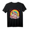 Nacktmull Blobfisch mit Regenbogen T-Shirt – Lustiges Tiermotiv für Kuriositätenliebhaber, Männer, Frauen & Kinder