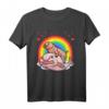 Nacktmull Blobfisch mit Regenbogen T-Shirt – Lustiges Tiermotiv für Kuriositätenliebhaber, Männer, Frauen & Kinder