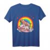 Nacktmull Blobfisch mit Regenbogen T-Shirt – Lustiges Tiermotiv für Kuriositätenliebhaber, Männer, Frauen & Kinder