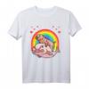 Nacktmull Blobfisch mit Regenbogen T-Shirt – Lustiges Tiermotiv für Kuriositätenliebhaber, Männer, Frauen & Kinder