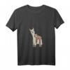 Damen Chill Out Faultier reitet Lama T-Shirt - Trendiges Alpaka Style mit V-Ausschnitt, perfekt für Lama- und Faultier-Fans