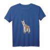 Damen Chill Out Faultier reitet Lama T-Shirt - Trendiges Alpaka Style mit V-Ausschnitt, perfekt für Lama- und Faultier-Fans