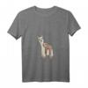 Damen Chill Out Faultier reitet Lama T-Shirt - Trendiges Alpaka Style mit V-Ausschnitt, perfekt für Lama- und Faultier-Fans